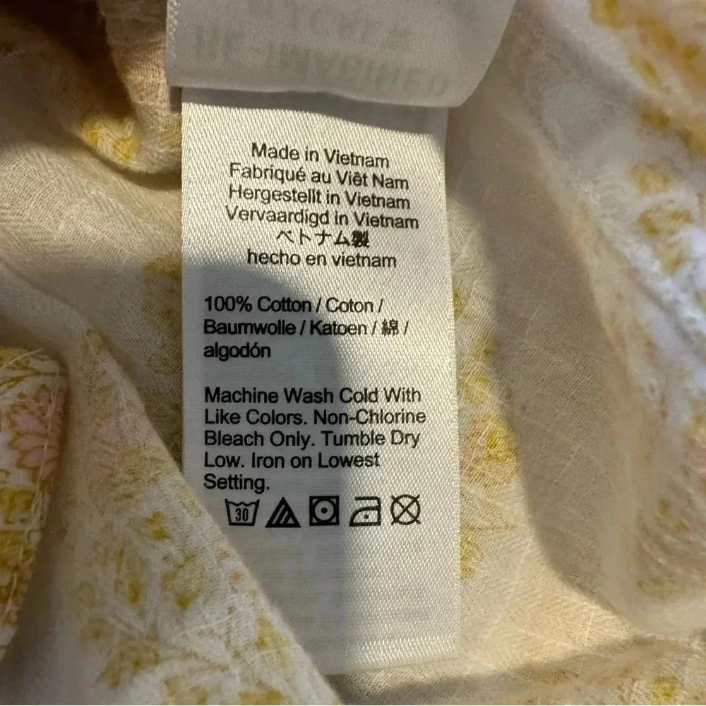 J.Crew Classic Button Up Shirt Long Sleeve Floral Classic Office Casual Career 2 - Picture 5 of 6